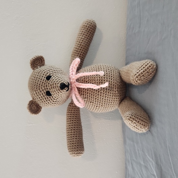 Hand Crafted Other - NEW HANDMADE BY ME CROCHET TEDDY BEAR